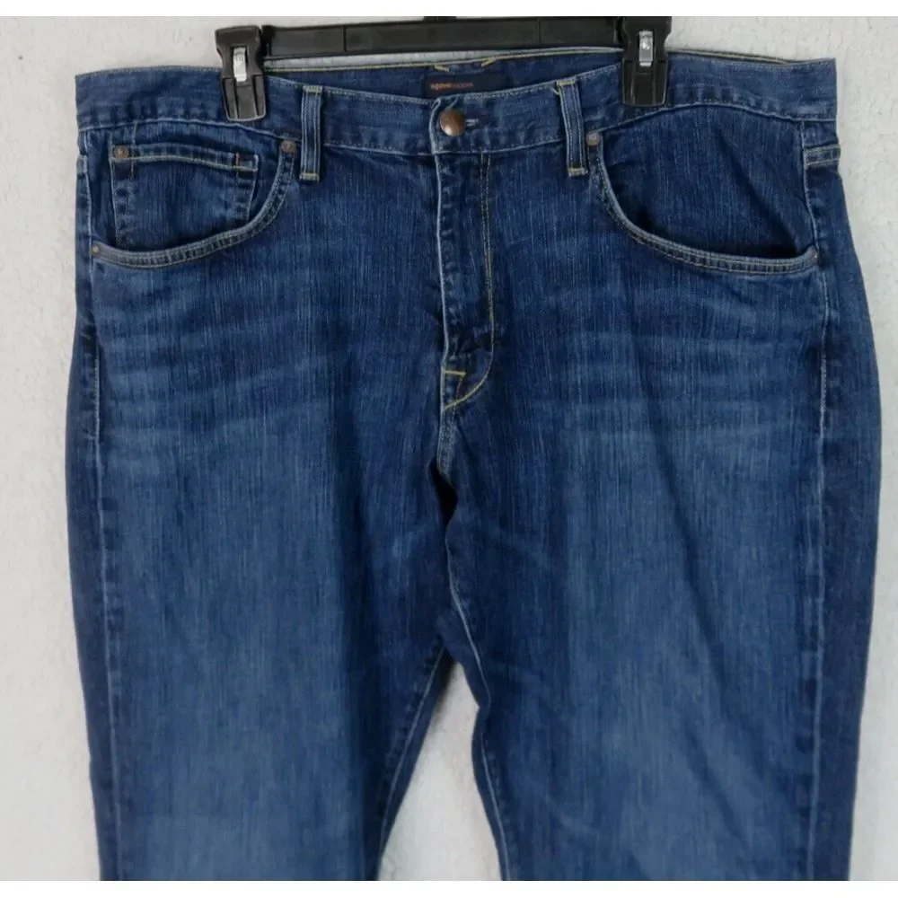 Mens Agave Copper Spitfire Relaxed Straight Jeans Pants Blue USA Made Size 40x36